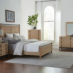 Abshire 5 Piece Bedroom Set - Queen Wood Headboard