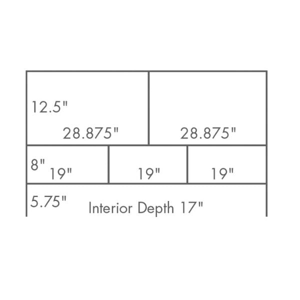 Addison Media Center - 70" Wide