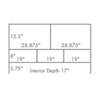 Addison Media Center - 70" Wide