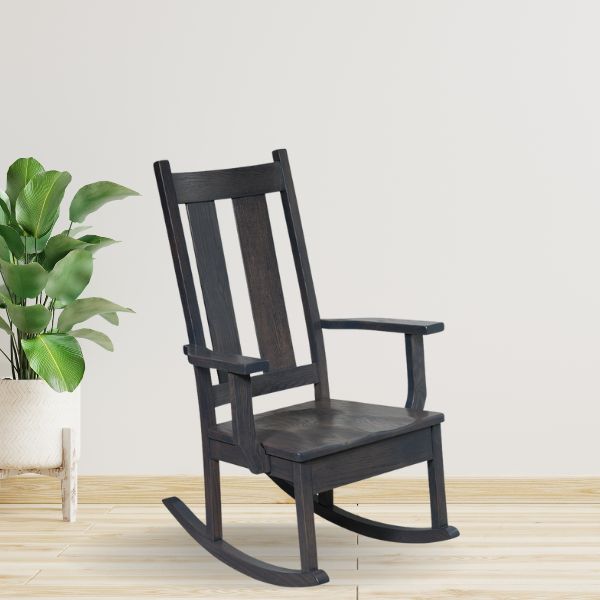 Delmont Rocking Chair - Wood Seat  {Standard}
