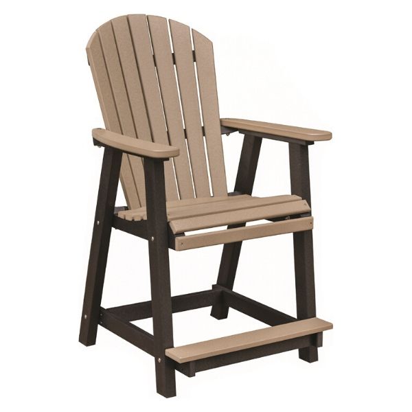 Comfo Back Counter Chair - Black