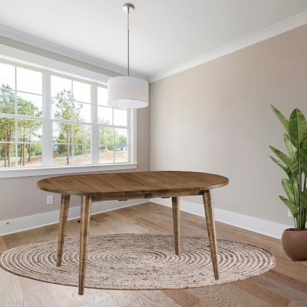 Amish Pacific Hardwood Leg Dining Table - 42 x 60