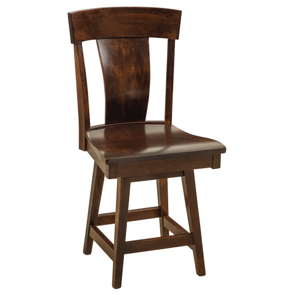 Baldwin Bar Chair - 24" Stationary Bar Stool