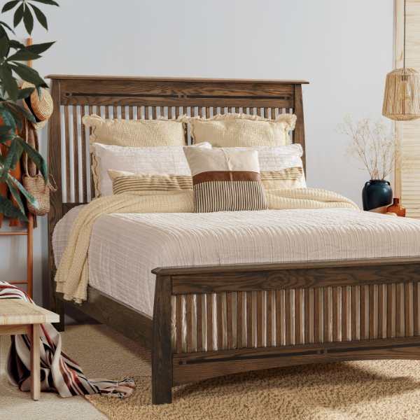 Boulder Creek Mission Bed - Twin