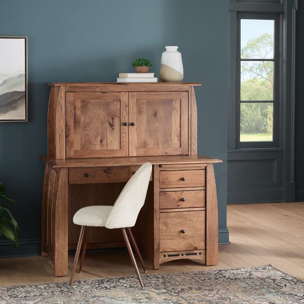 Boulder Creek Desk with Optional Hutch - Desk with Hutch Top