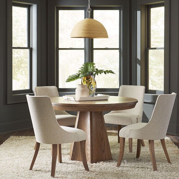 Brogan Single Pedestal Extension Table - 42"