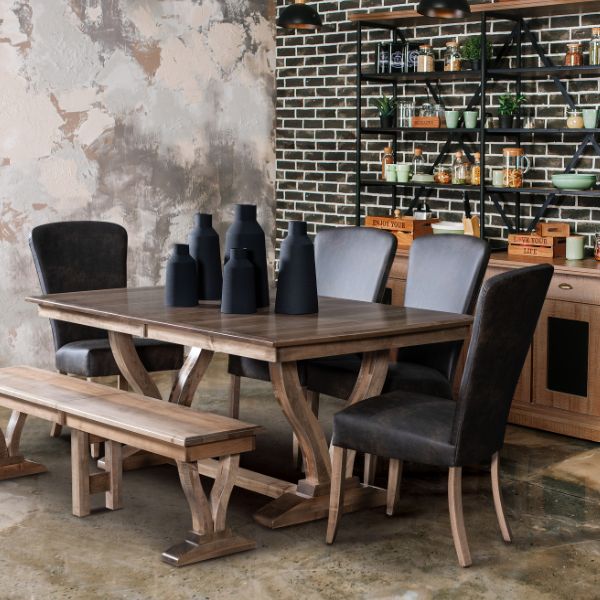 Brooklyn Trestle Extension Table - 42 x 60