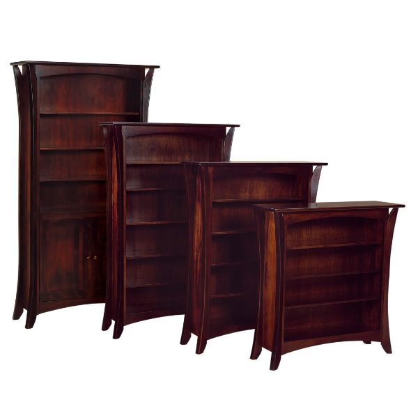 Caledonia Bookcase - 8' Bookcase with Doors
