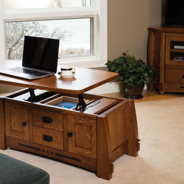 Colebrook Occasional Tables - Coffee Table with Lift Top