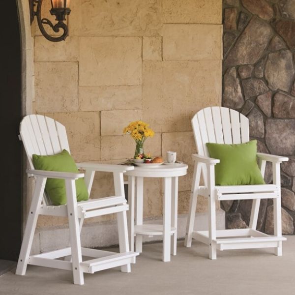 Comfo Back Counter Chair - Black