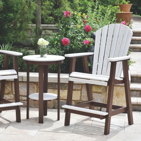 Comfo Back Counter Chair - Black