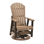 Comfo Back Swivel Glider - Single Color - Black