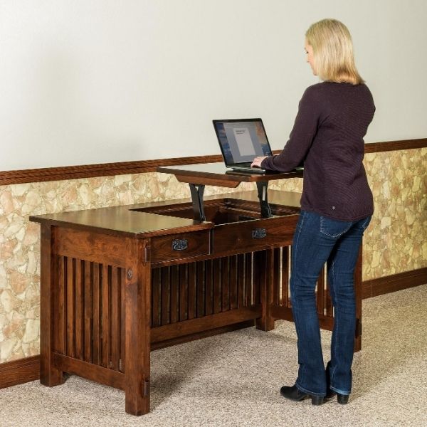 Craftsman Sit to Stand Desk - 70" Wide