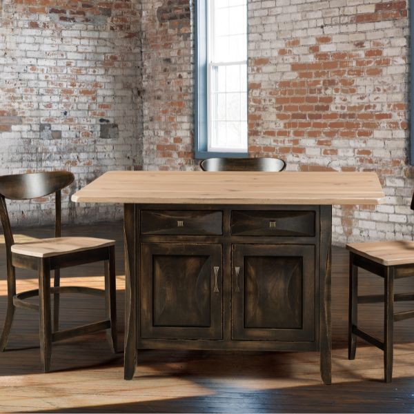 Eddison Stationary Bar Stool - 24" Stationary Bar Stool