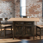 Eddison Stationary Bar Stool - 24" Stationary Bar Stool