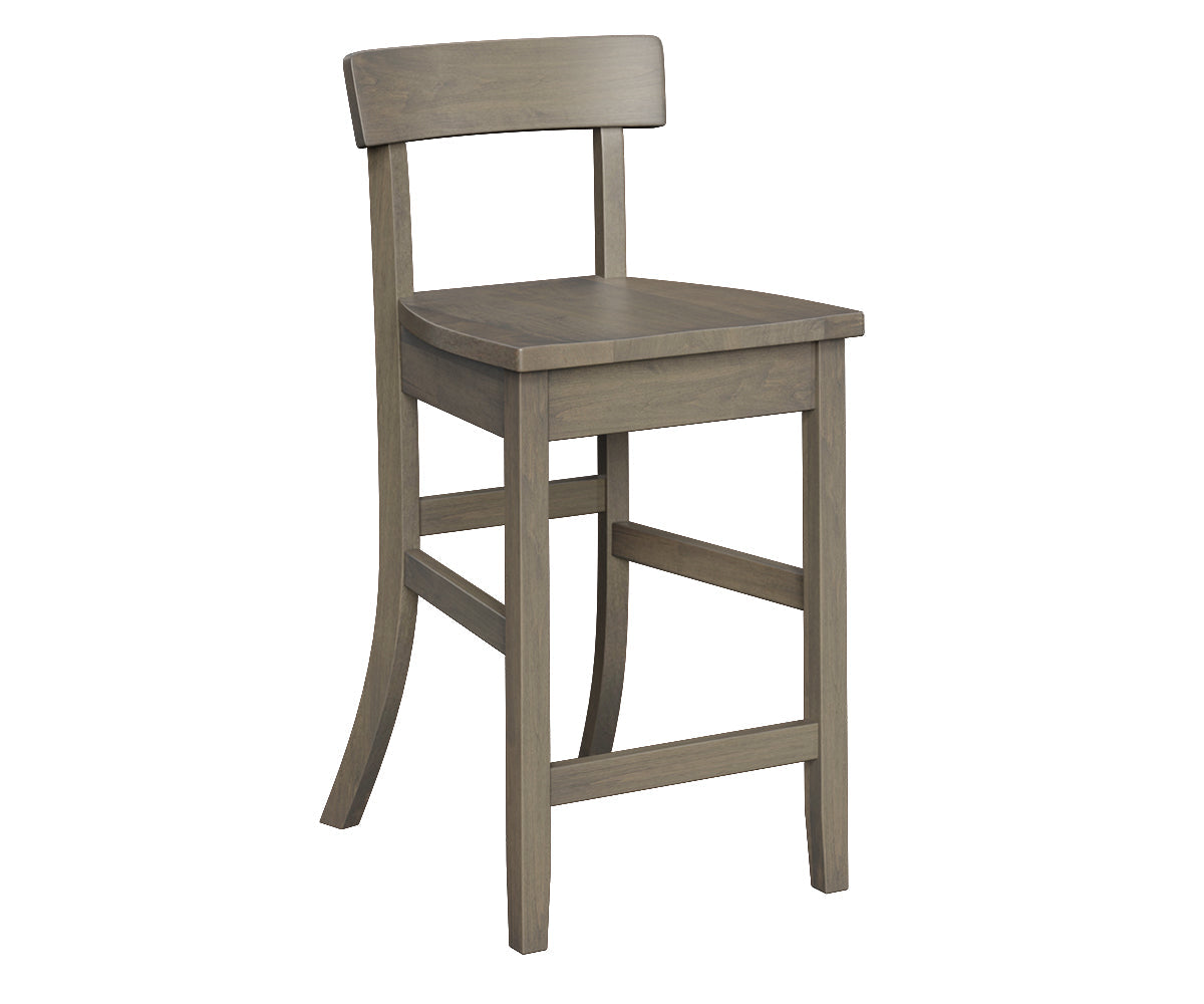 Eddison Stationary Bar Stool - 24" Stationary Bar Stool