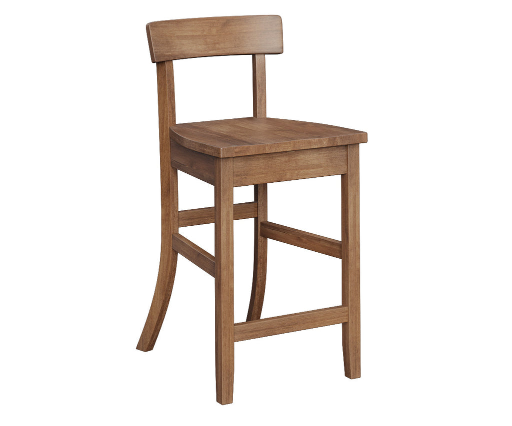 Eddison Stationary Bar Stool - 24" Stationary Bar Stool