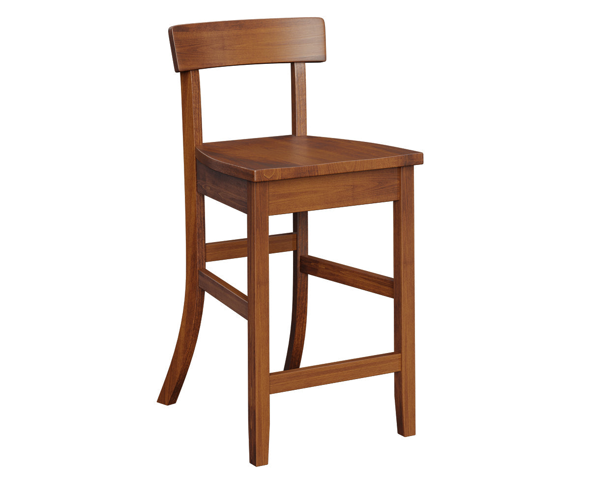 Eddison Stationary Bar Stool - 24" Stationary Bar Stool