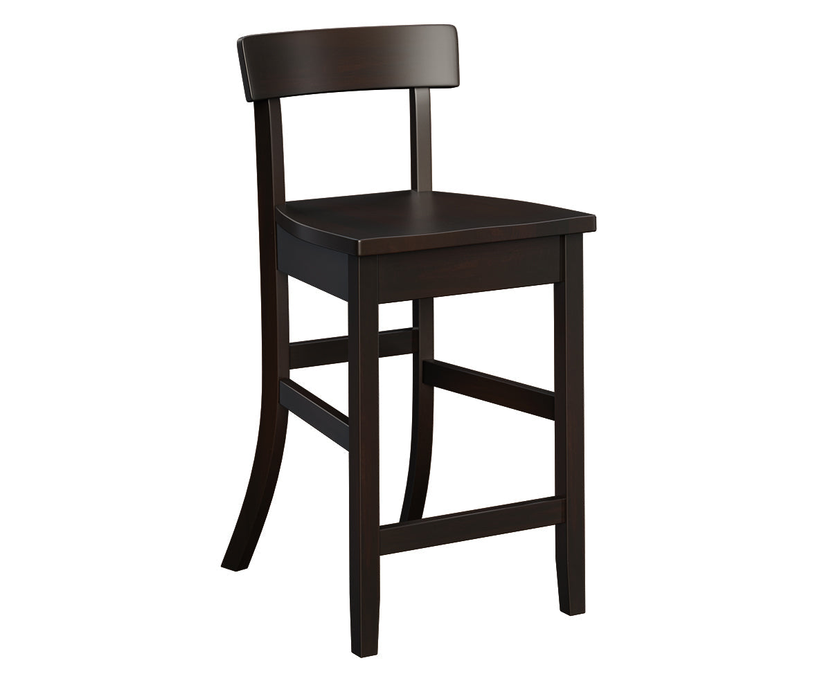 Eddison Stationary Bar Stool - 24" Stationary Bar Stool