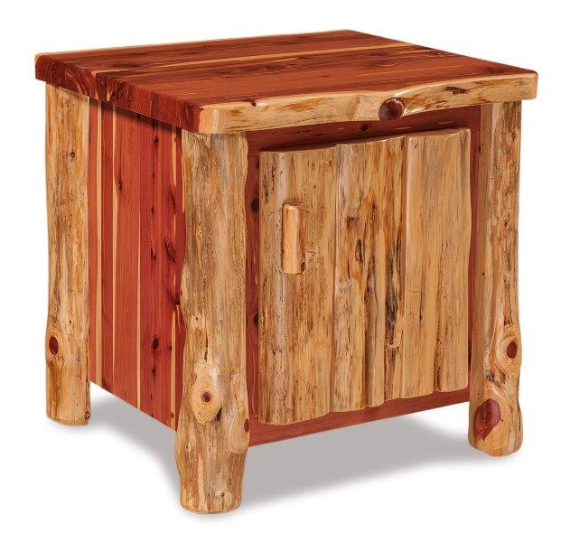End Table with Door - Aspen