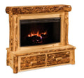 Fireplace with Drawers - Aspen