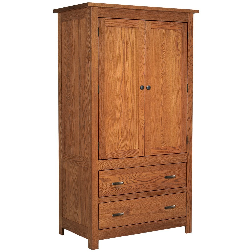 Flush Mission Armoire - 2 Drawer