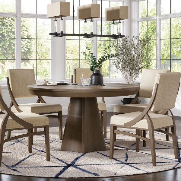 Brogan Single Pedestal Extension Table - 42"