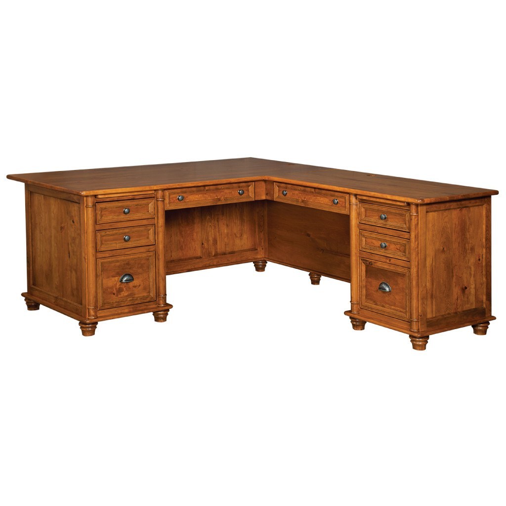 Belmont Corner Desk - 8 Drawer