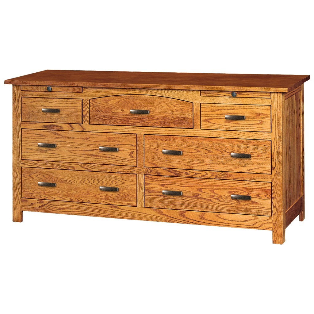 Flush Mission 7 Drawer Dresser - 59" Wide