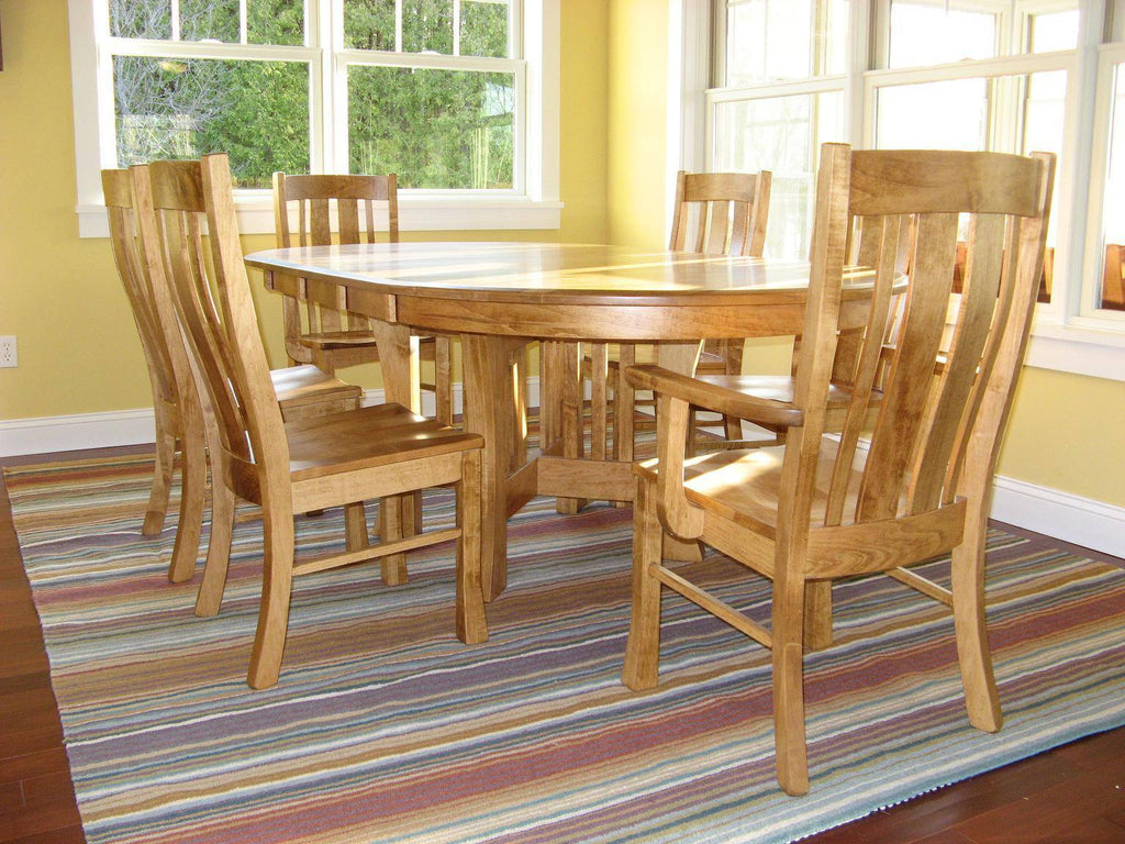 Arts & Crafts Single Pedestal Extension Table - 48"